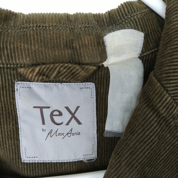 Tex by MaxAzria Corduroy Jacket Green XS/S? - Picture 5 of 7
